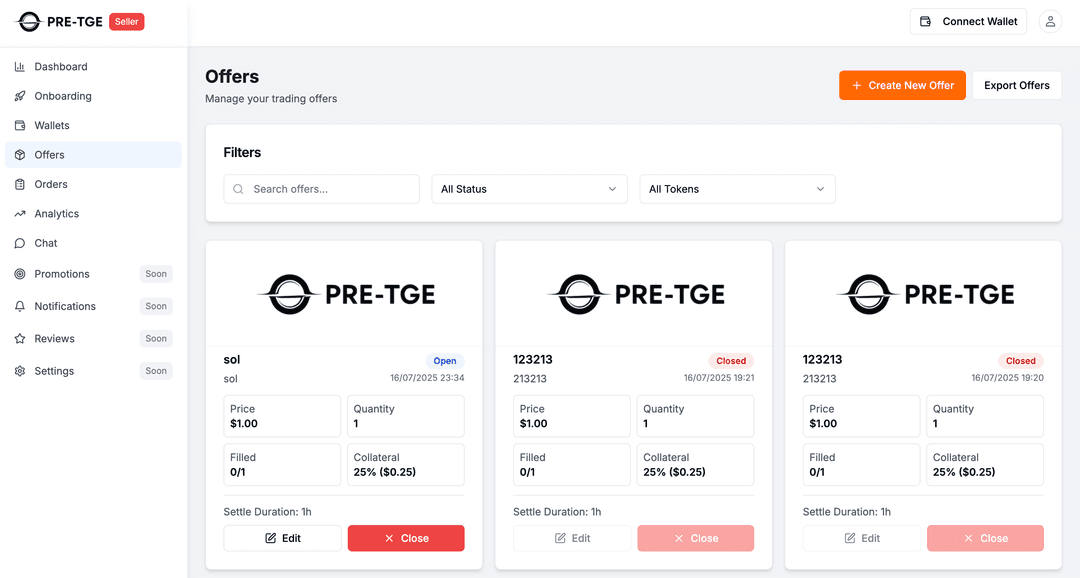 Hand-drawn illustration of a seller dashboard